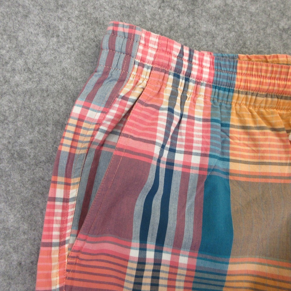 Vineyard Vines Shorts Mens M Madras Cayman Plaid Drawstring Cotton 7" NWOT - Picture 3 of 12